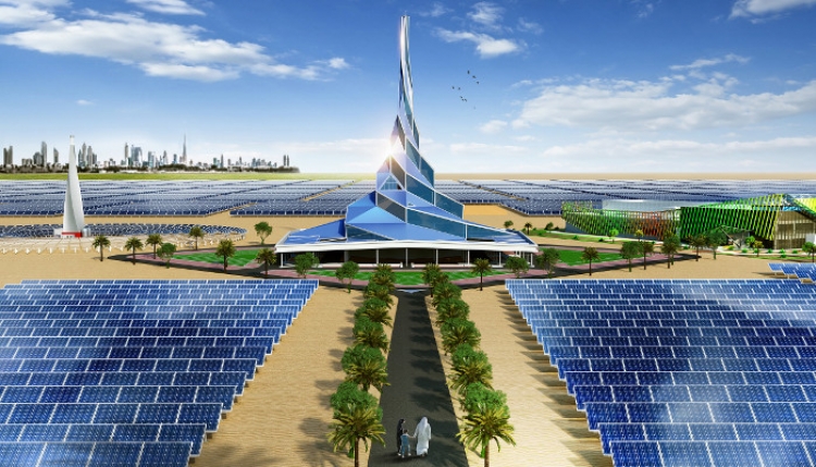 نیروگاه خورشیدی Mohammed bin Rashid Al Maktoum در امارات